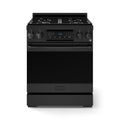 30 Inch Professional Gas Range with Precision Knob Control in Black