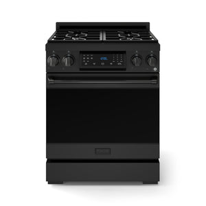 30 Inch Professional Liquid Propane with Precision Knob Control in Black