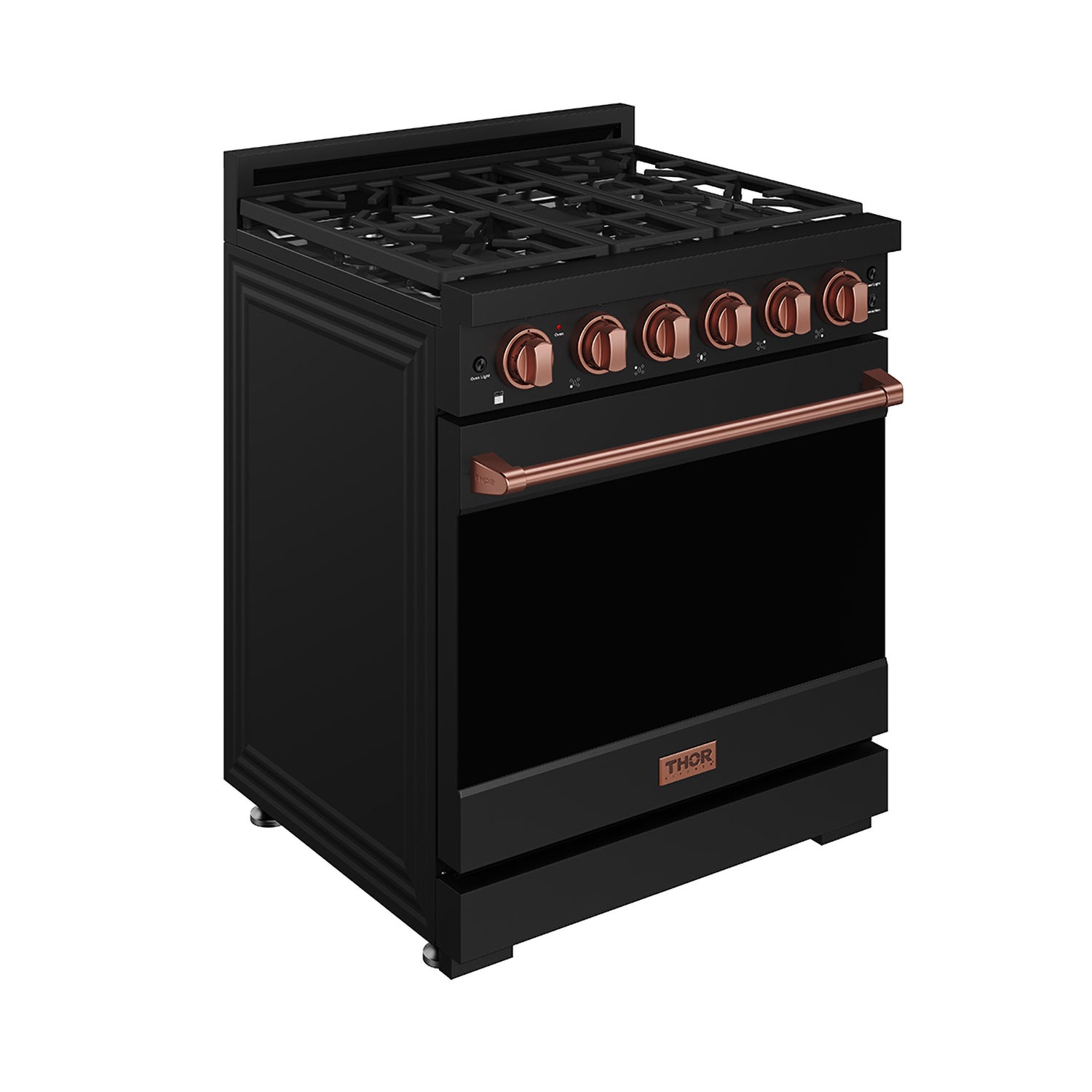 30 Inch Professional Liquid Propane with Precision Knob Control in Black/Rose Gold