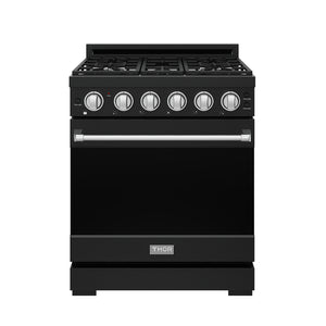 30 Inch Professional Liquid Propane with Precision Knob Control in Black/Stainless Steel
