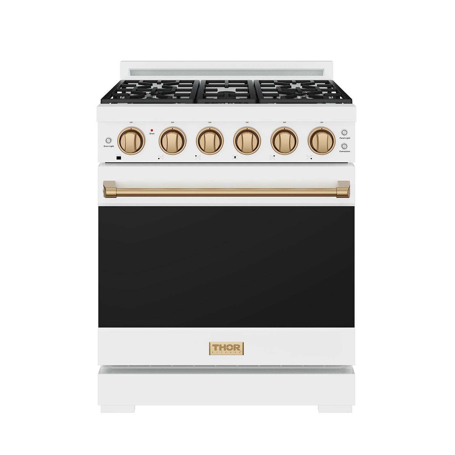 30 Inch Professional Liquid Propane Range with Precision Knob Control in White and Bronze | Gordon Ramsay Series