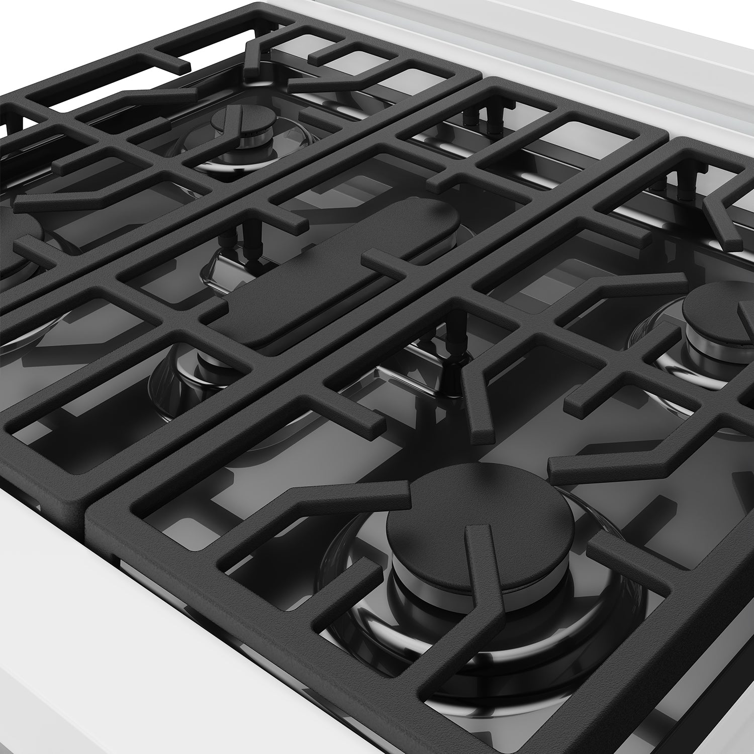 30 Inch Professional Liquid Propane Range with Precision Knob Control in White and Blue | Gordon Ramsay Series