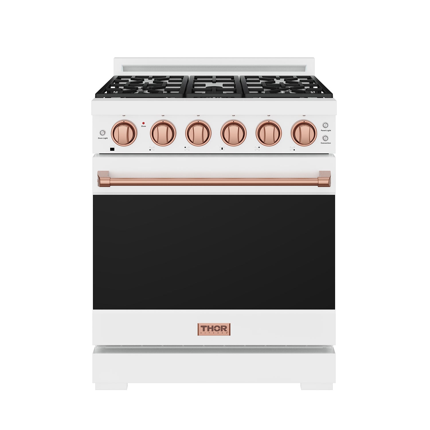 30 Inch Professional Gas Range with Precision Knob Control in White and Rose Gold | Gordon Ramsay Series