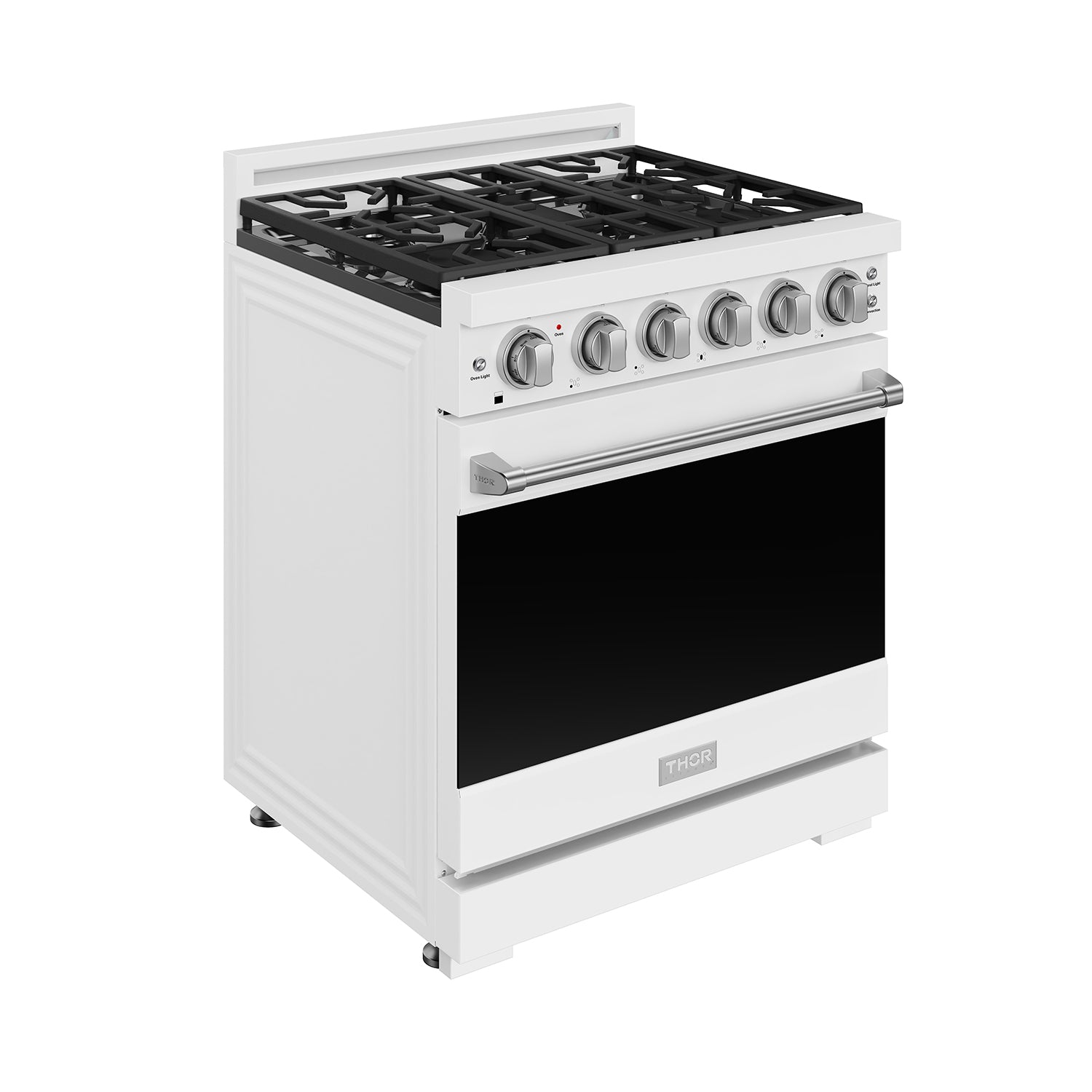 30 Inch Professional Liquid Propane Range with Precision Knob Control in White | Gordon Ramsay Series