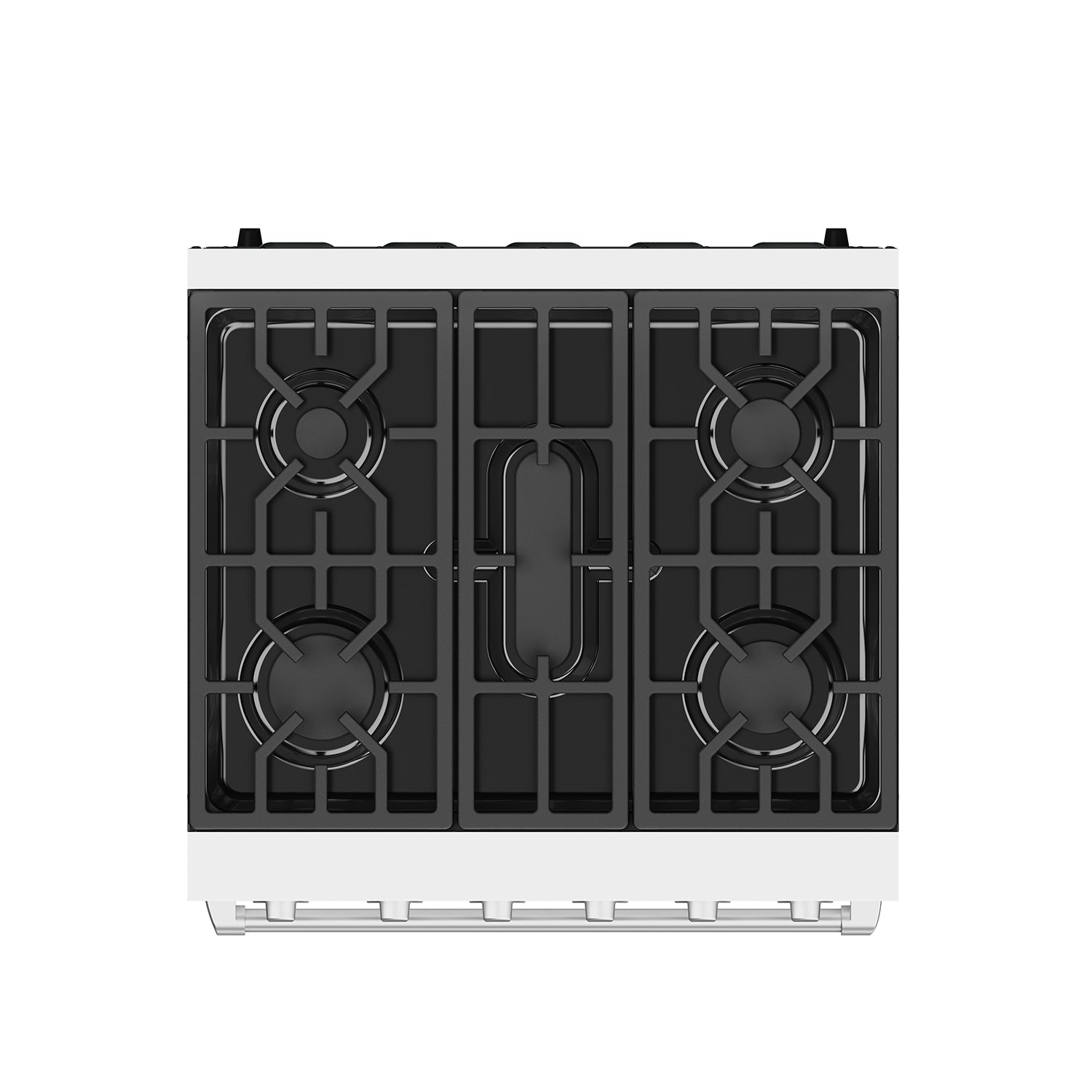 30 Inch Professional Liquid Propane Range with Precision Knob Control in White | Gordon Ramsay Series