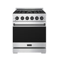 30 Inch Professional Liquid Propane with Precision Knob Control in Stainless Steel/Black
