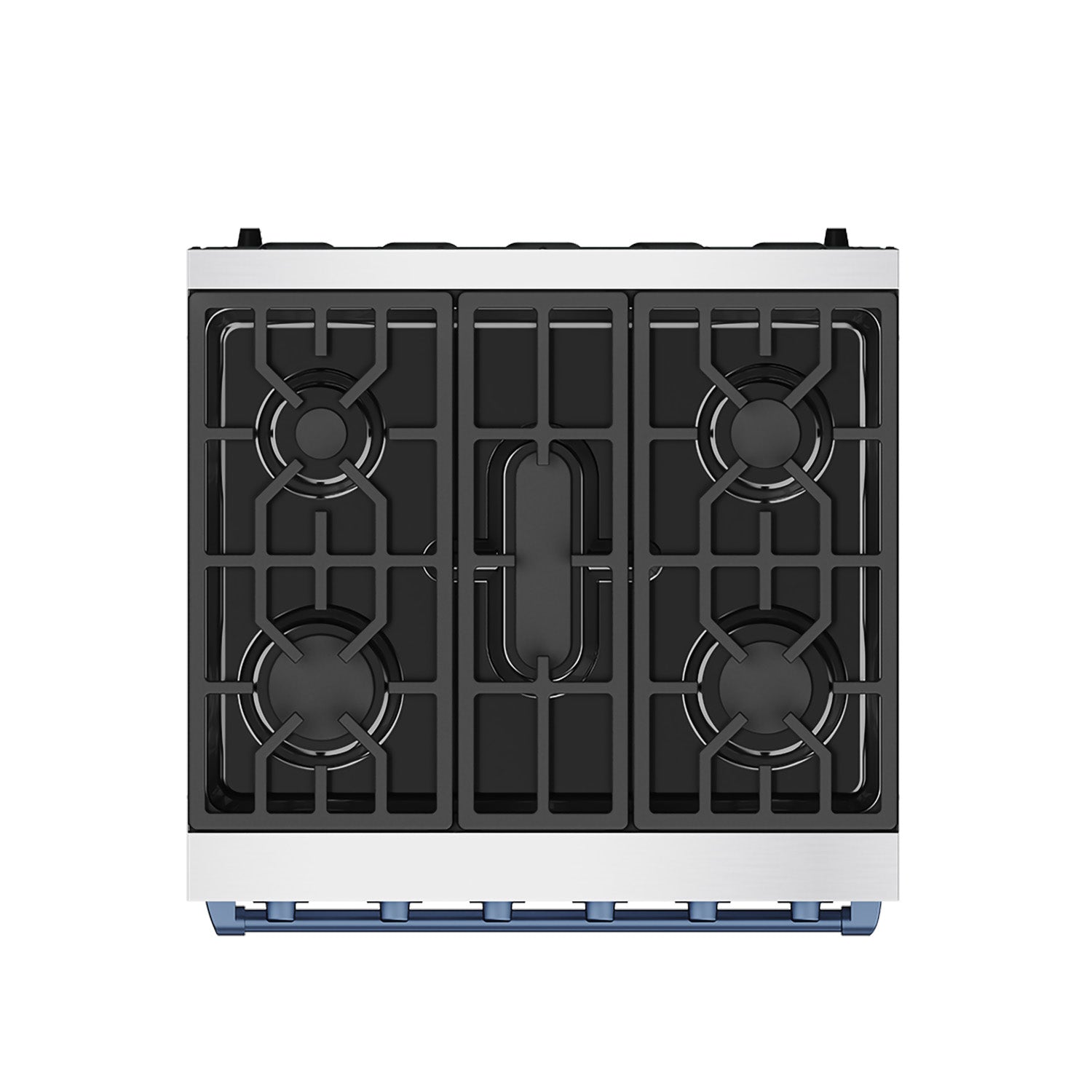 30 Inch Professional Liquid Propane with Precision Knob Control in Stainless Steel/Blue