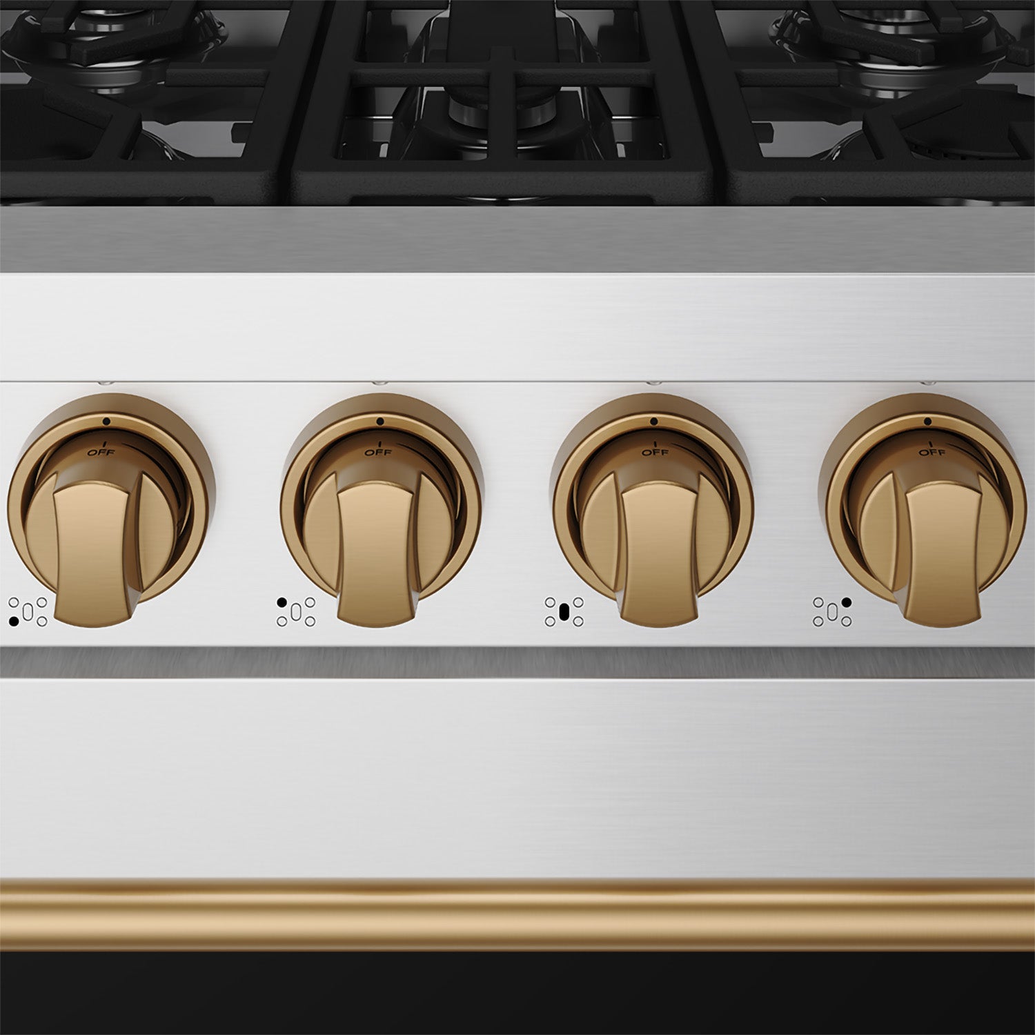 30 Inch Professional Liquid Propane with Precision Knob Control in Stainless Steel/Bronze
