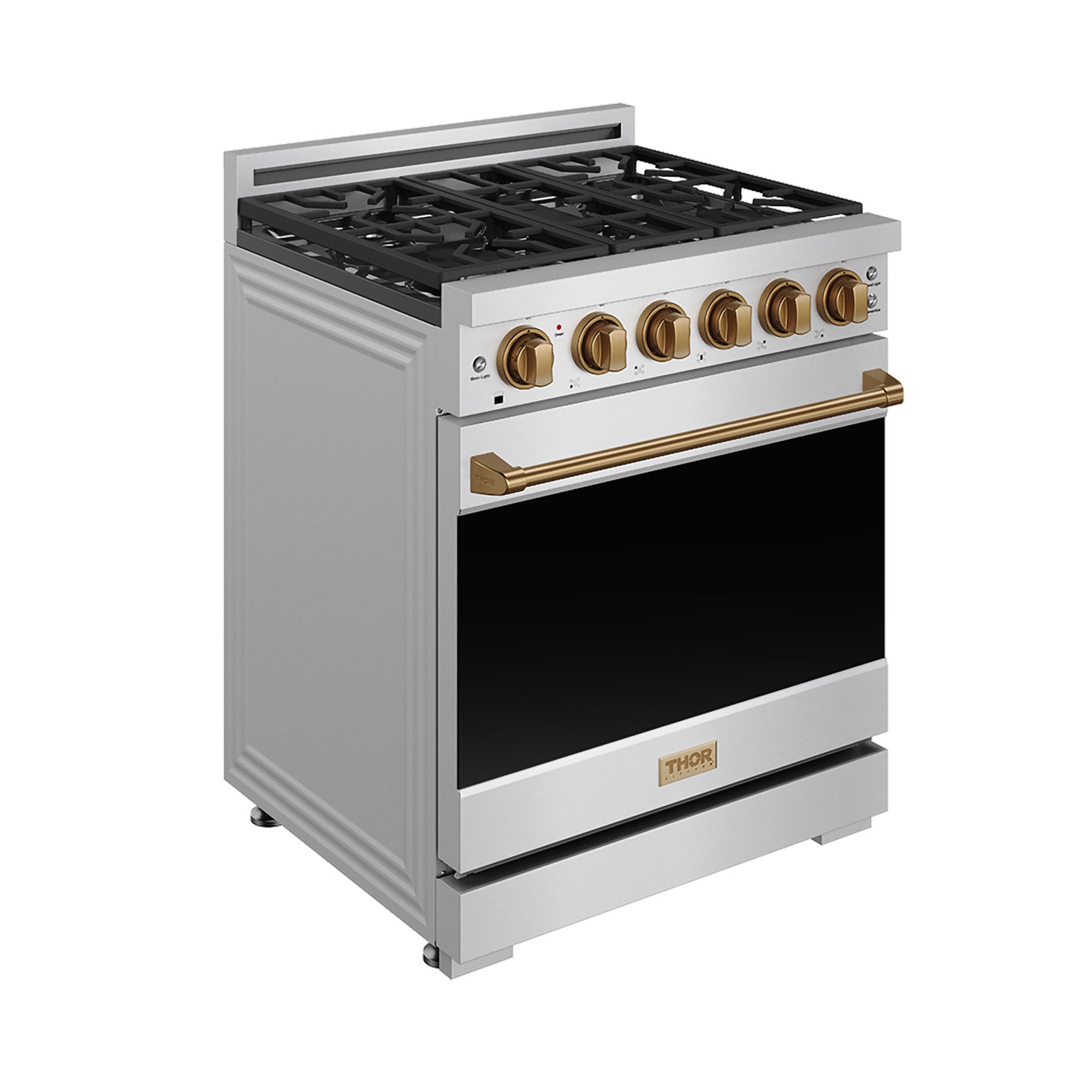 30 Inch Professional Liquid Propane with Precision Knob Control in Stainless Steel/Bronze