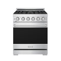 30 Inch Professional Gas with Precision Knob Control in Stainless Steel