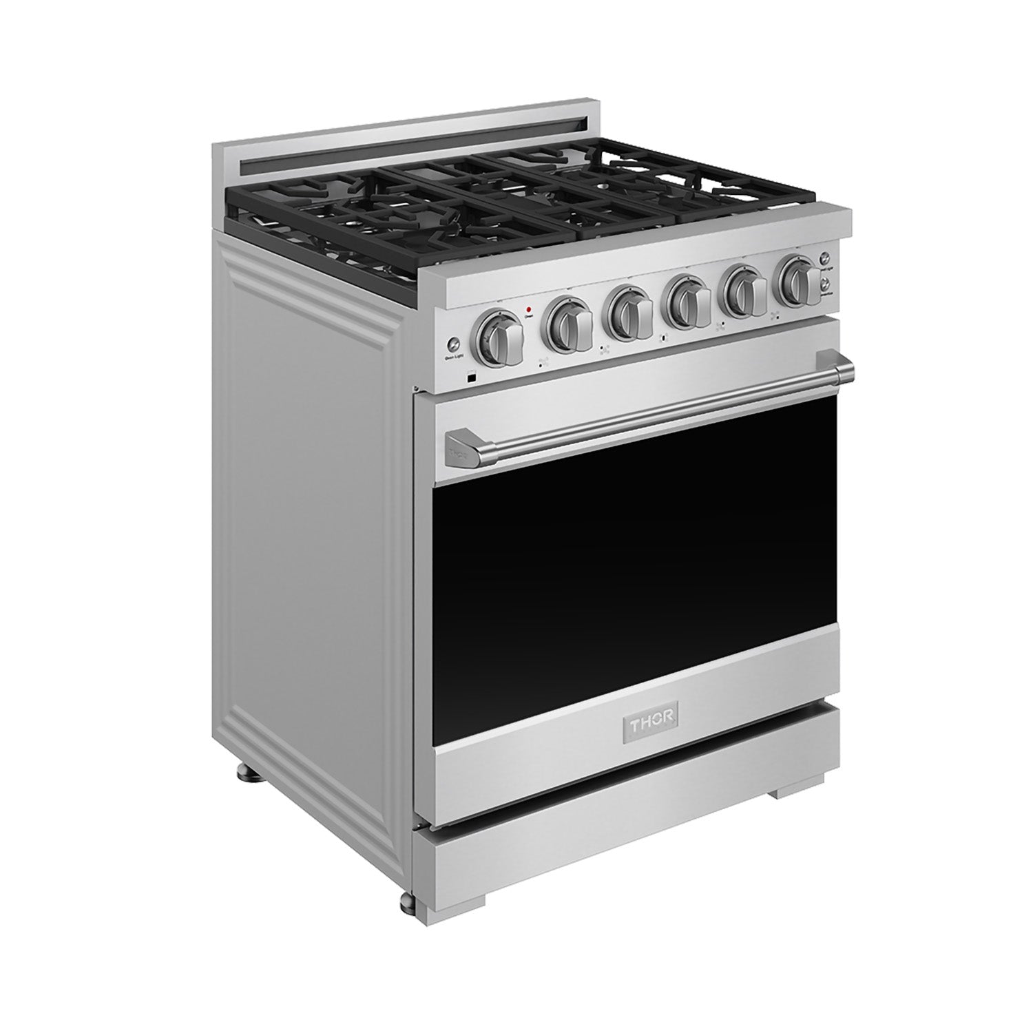 30 Inch Professional Gas with Precision Knob Control in Stainless Steel