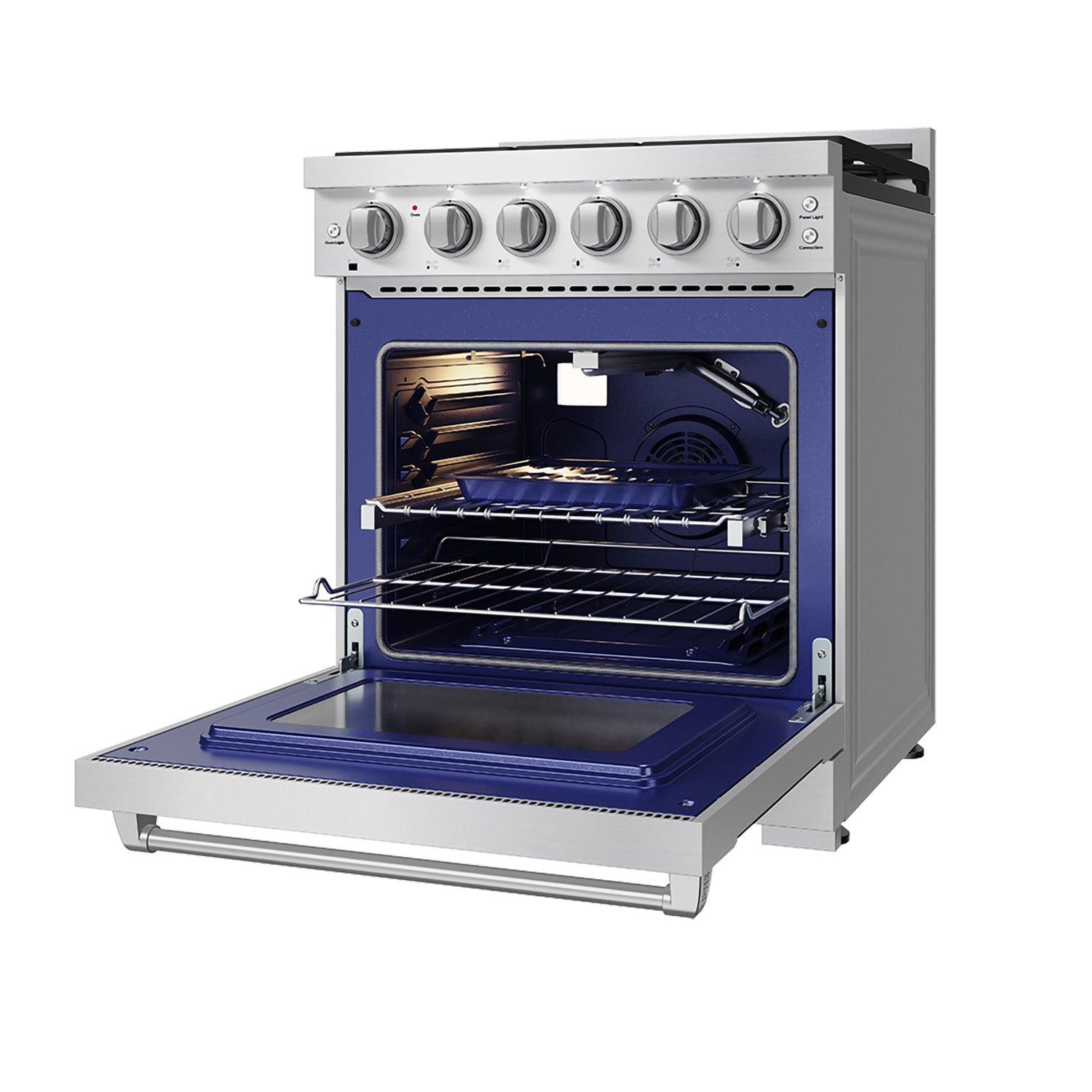 30 Inch Professional Gas with Precision Knob Control in Stainless Steel