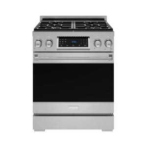 30 Inch Professional Gas Range with Tilt Panel Touch Control in Stainless Steel | Gordon Ramsay Series
