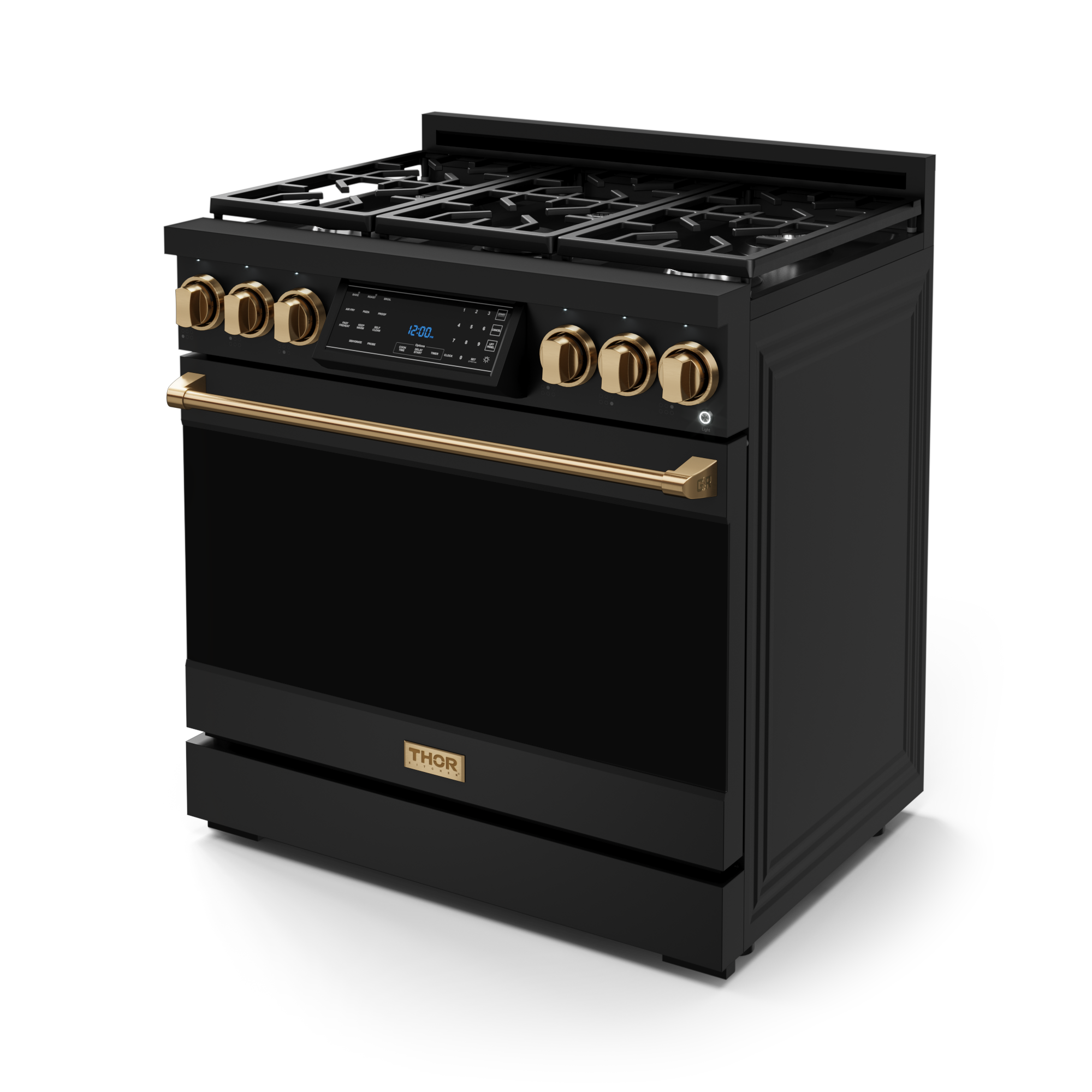 36 Inch Professional LP Range with Tilt Panel Touch Control in Black/Bronze | Gordon Ramsay Series