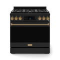 36 Inch Professional LP Range with Tilt Panel Touch Control in Black/Bronze | Gordon Ramsay Series
