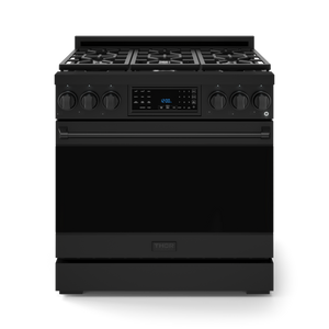 36 Inch Professional LP Range with Tilt Panel Touch Control in Black | Gordon Ramsay Series