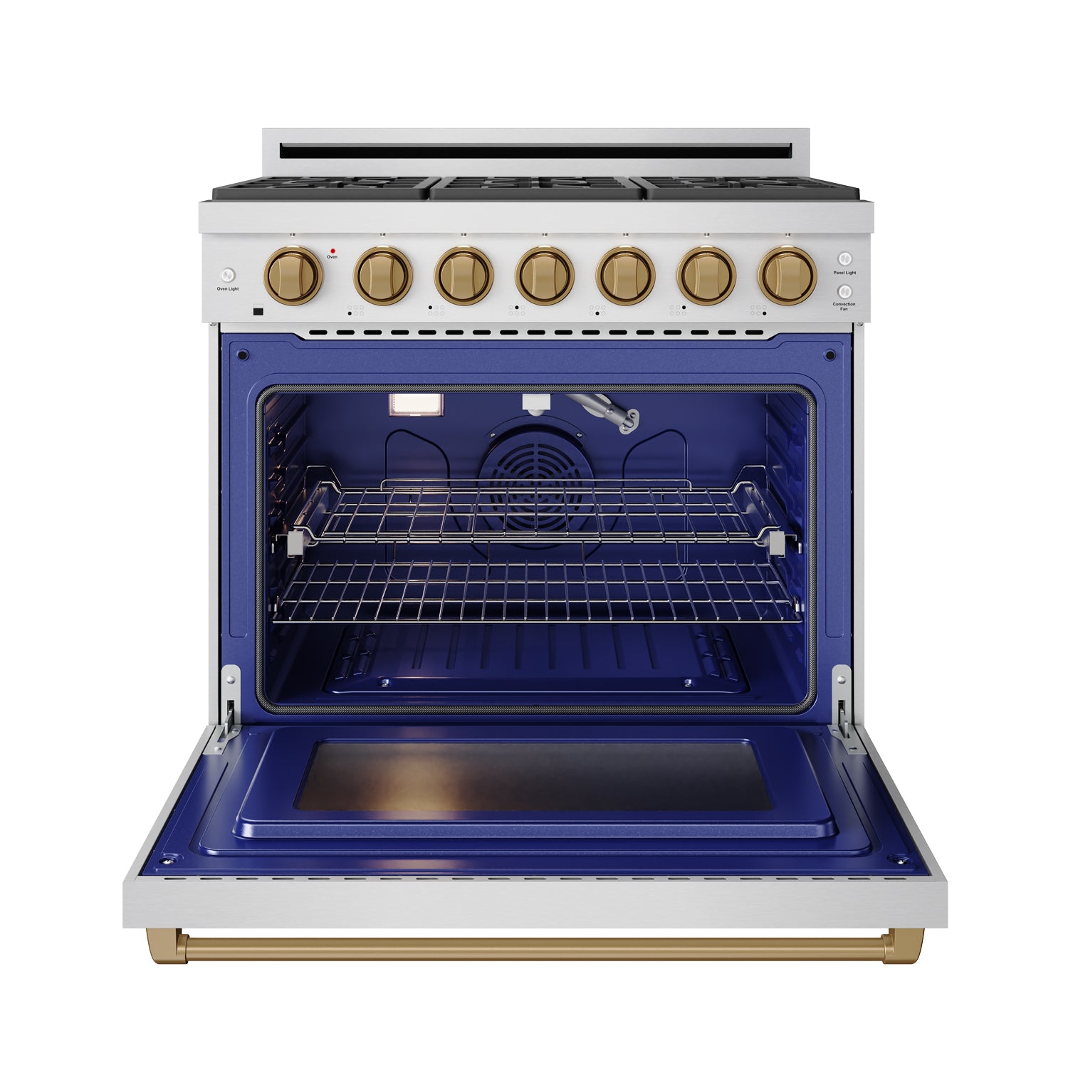 Buy 36 Inch Stainless Steel/Bronze LP Range with Precision Knob