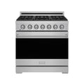 36 Inch Professional Gas Range with Precision Knob Control in Stainless Steel | Gordon Ramsay Series