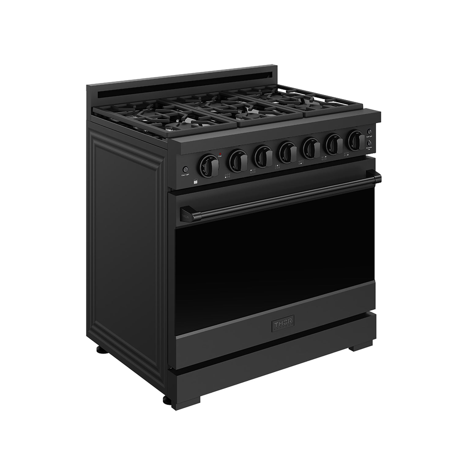 36 Inch Professional Liquid Propane Range in Black | Gordon Ramsay Series