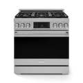 36 Inch Professional Gas Range with Tilt Panel Touch Control in Stainless Steel | Gordon Ramsay Series