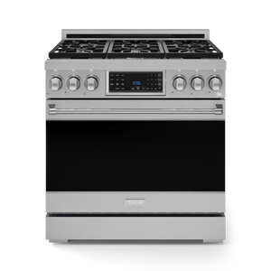 36 Inch Professional LP Range with Tilt Panel Touch Control in Stainless Steel | Gordon Ramsay Series