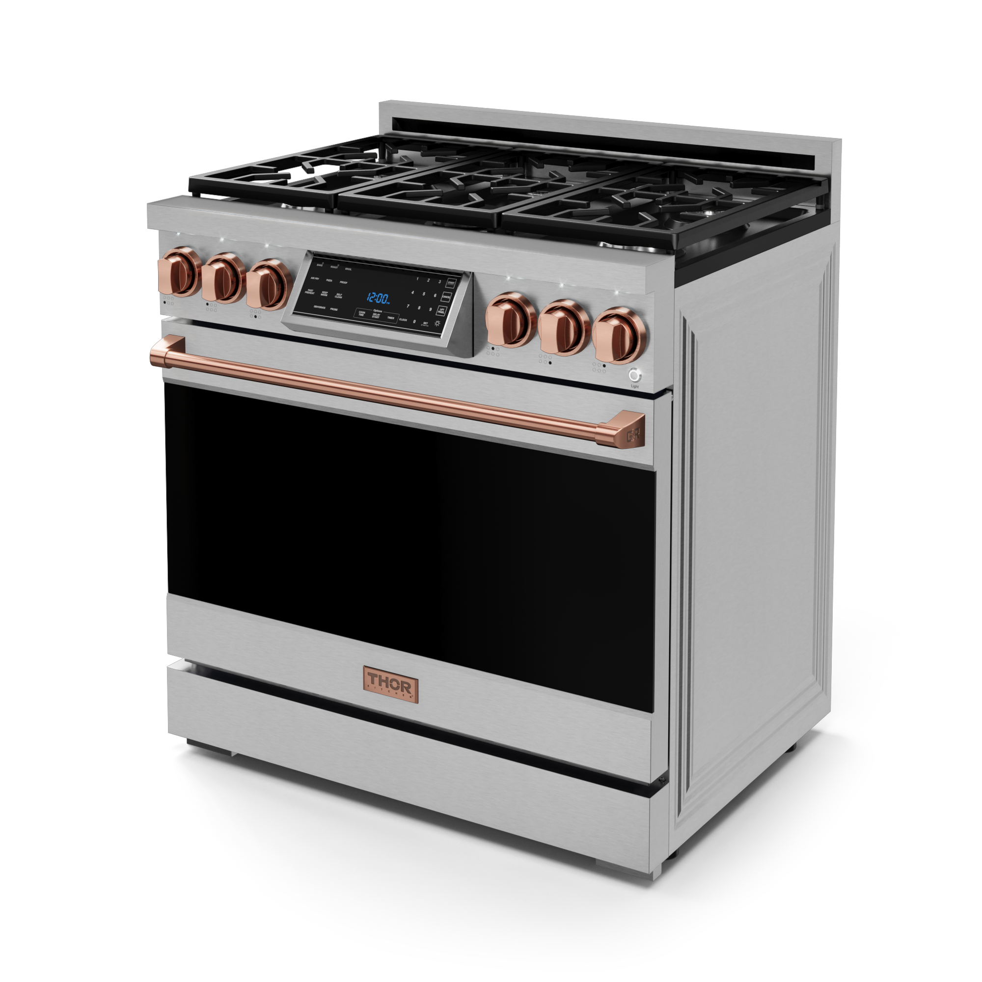 36 Inch Professional LP Range with Tilt Panel Touch Control in Stainless Steel/Rose Gold | Gordon Ramsay Series