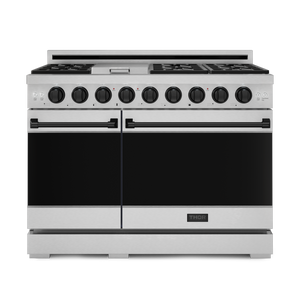 48 Inch Professional LP Range with Pro-Style Knobs in Stainless Steel/Black | Gordon Ramsay Series