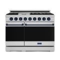 48 Inch Professional LP Range with Pro-Style Knobs in Stainless Steel/Blue | Gordon Ramsay Series