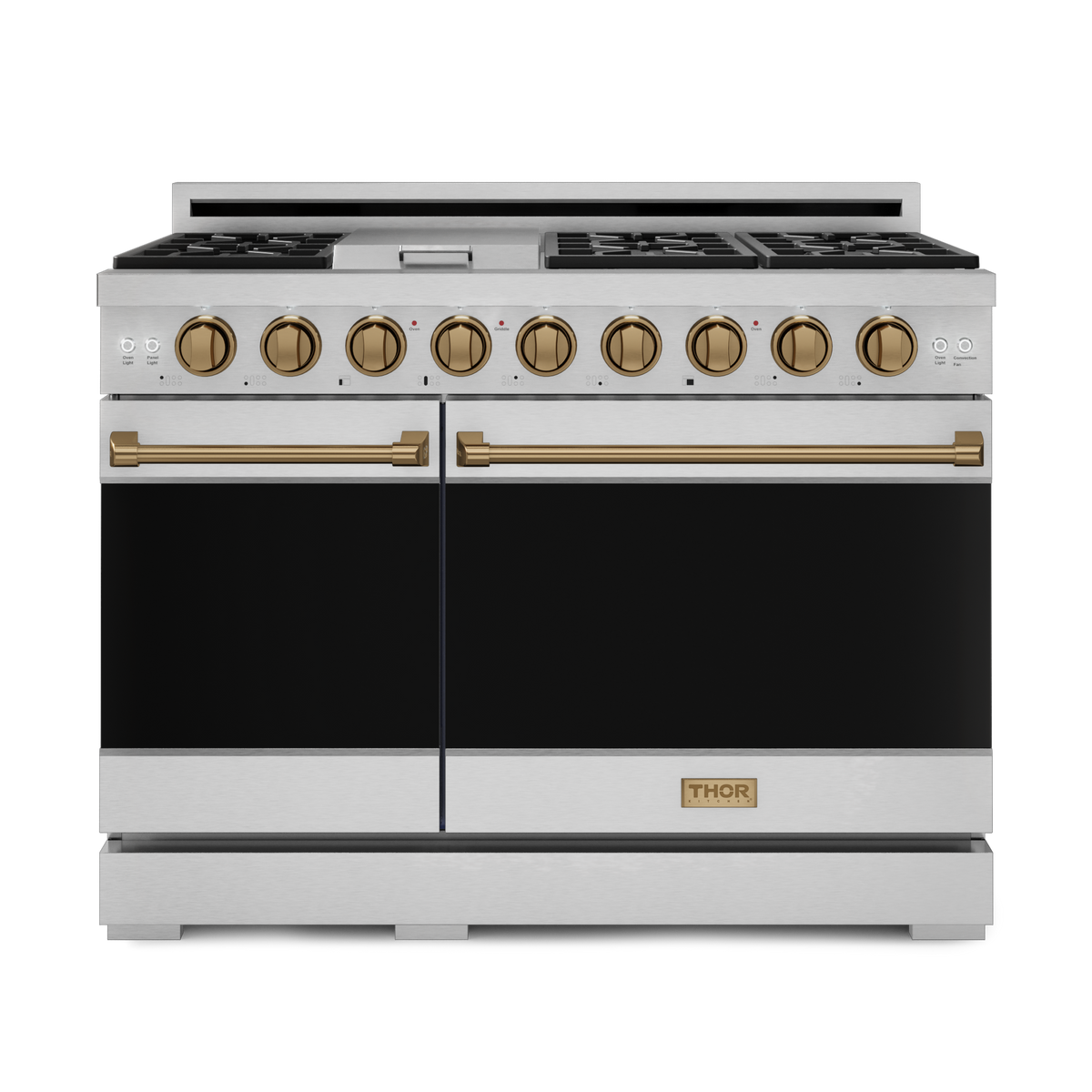 48-Inch Stainless Steel/Bronze Pro-Style Gas Range | Gordon Ramsay 48-Inch Stainless Steel/Bronze Pro-Style Gas Range | Gordon Ramsay