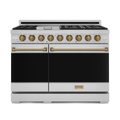 48 Inch Professional LP Range with Pro-Style Knobs in Stainless Steel/Bronze | Gordon Ramsay Series