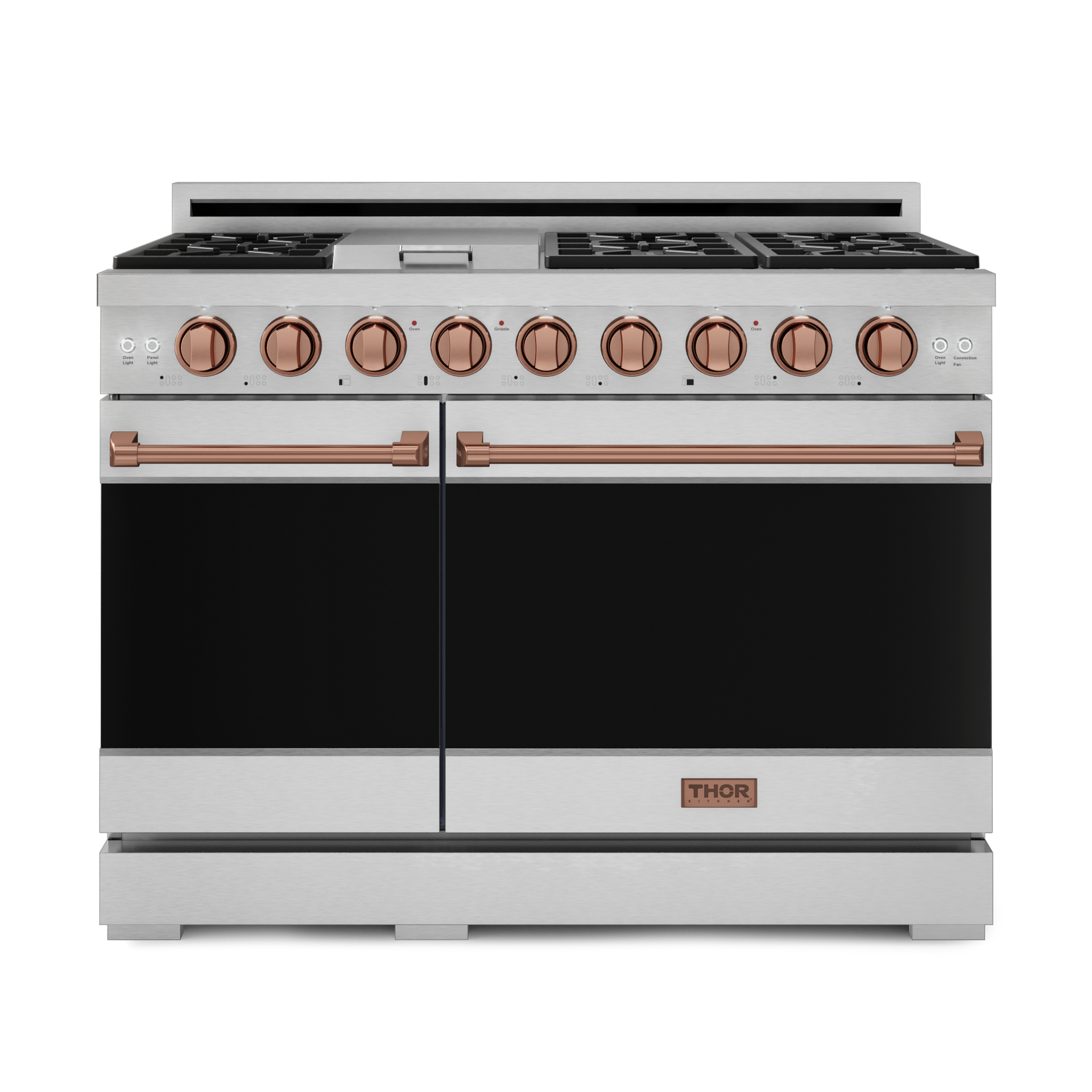 48-Inch Stainless Steel/Rose Gold Pro-Style Gas Range | Gordon