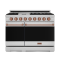 48 Inch Professional LP Range with Pro-Style Knobs in Stainless Steel/Rose Gold | Gordon Ramsay Series
