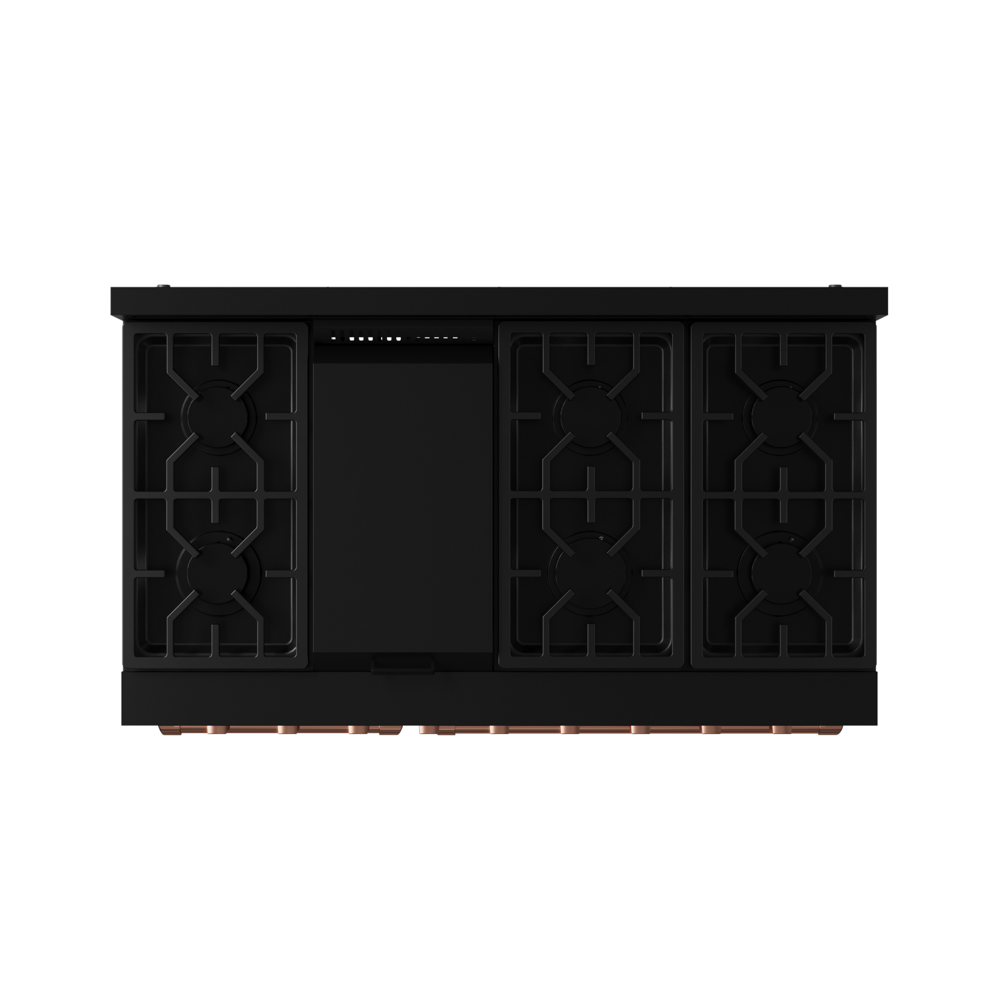 48 Inch Professional LP Range with Pro-Style Knobs in Black/Rose Gold | Gordon Ramsay Series - RSG48EBLP-RSG