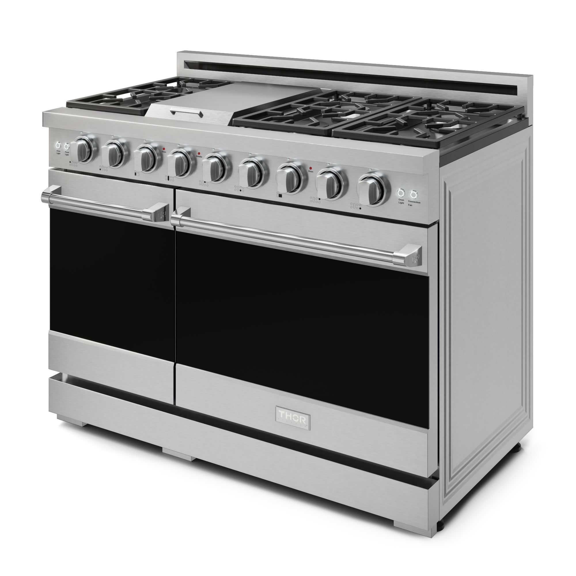 48 Inch Professional Gas Range with Pro-Style Knobs in Stainless Steel | Gordon Ramsay Series