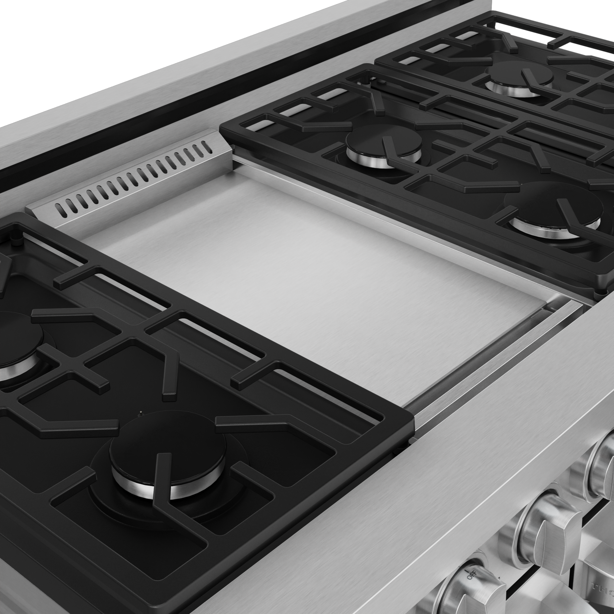 48 Inch Professional LP Range with Pro-Style Knobs in Stainless Steel | Gordon Ramsay Series - RSG48ELP