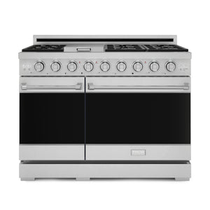 48 Inch Professional Gas Range with Pro-Style Knobs in Stainless Steel | Gordon Ramsay Series