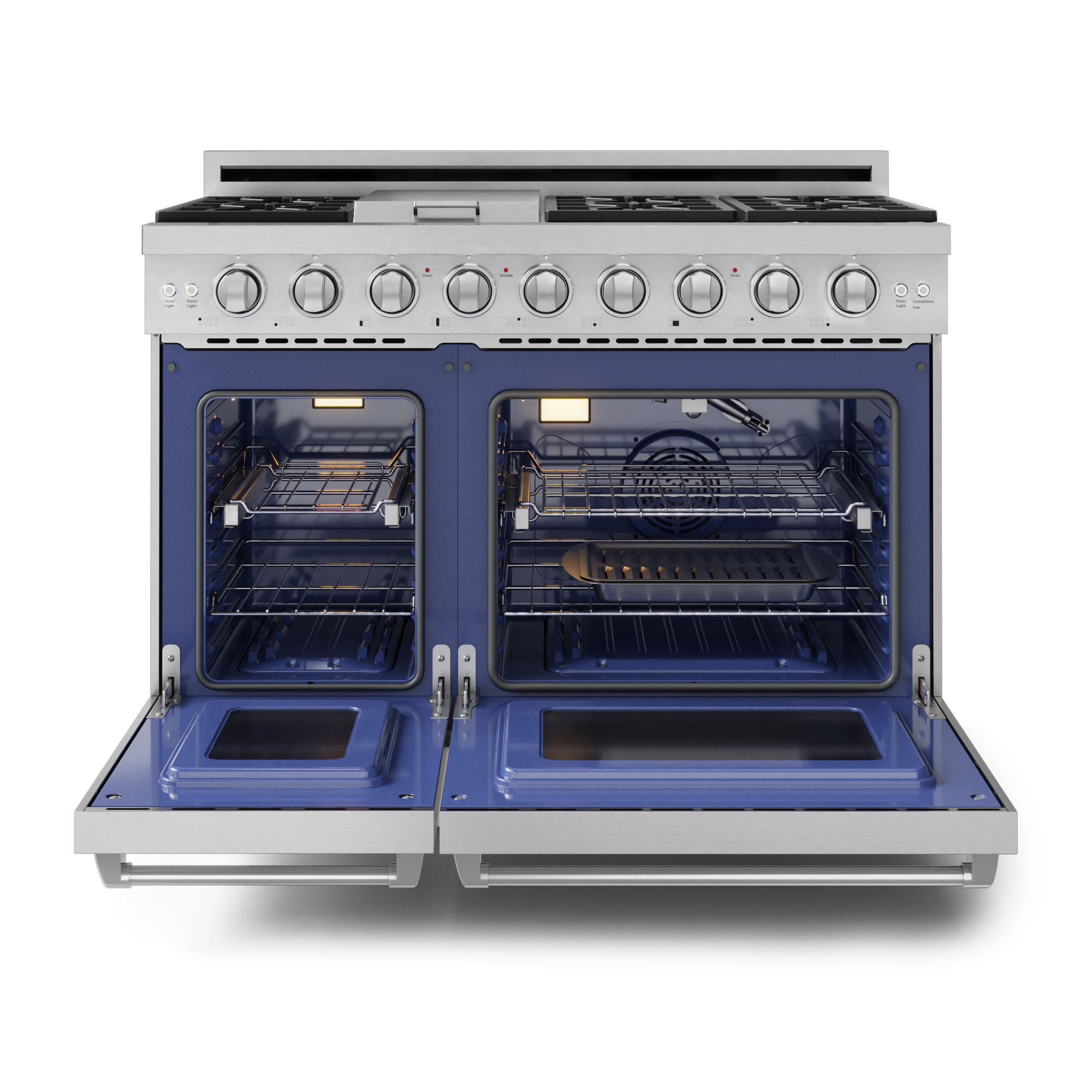 48 Inch Professional LP Range with Pro-Style Knobs in Stainless Steel | Gordon Ramsay Series - RSG48ELP