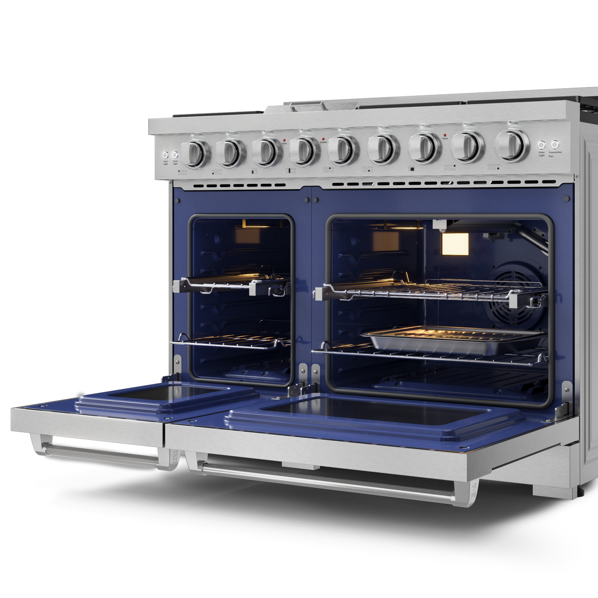 48 Inch Professional LP Range with Pro-Style Knobs in Stainless Steel | Gordon Ramsay Series - RSG48ELP