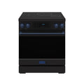 30 Inch Professional Induction Range with Tilt Panel Touch Control in Black and Blue | Gordon Ramsay Series