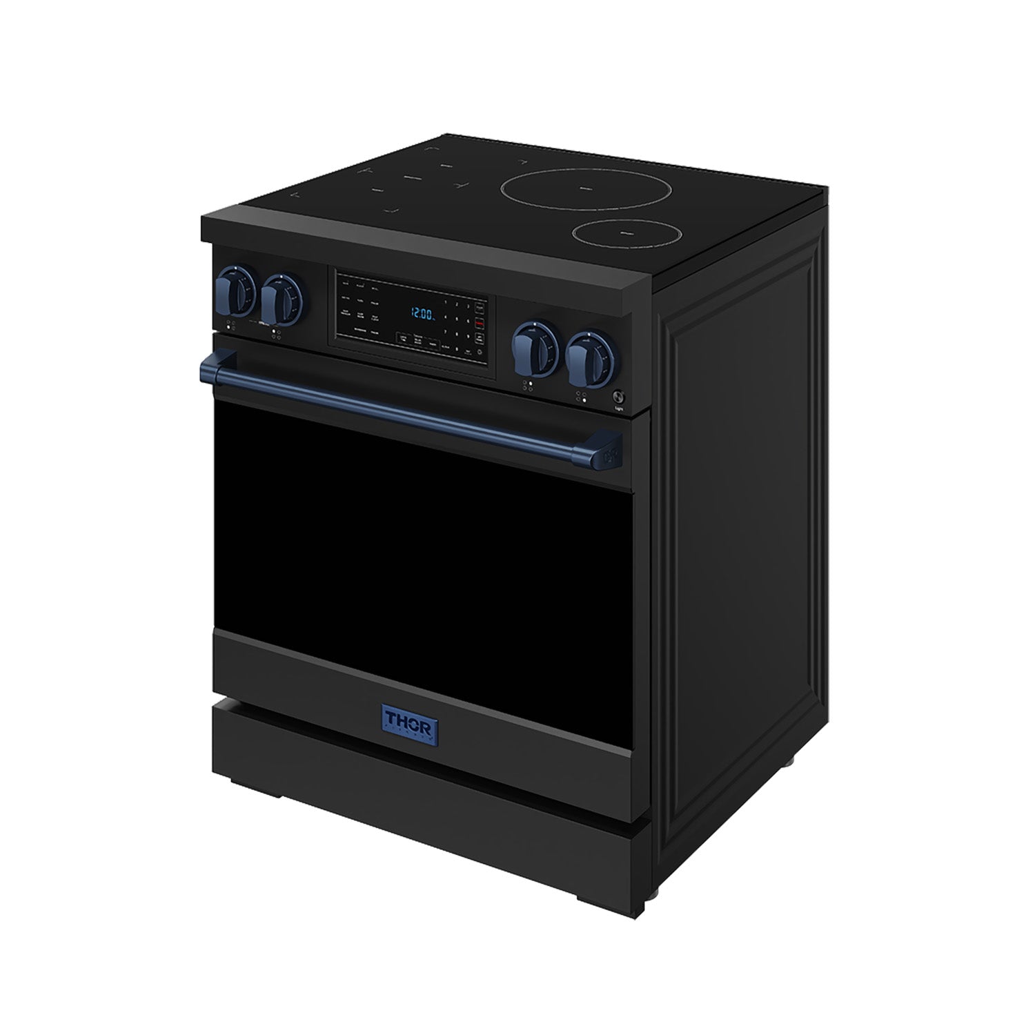30 Inch Professional Induction Range with Tilt Panel Touch Control in Black and Blue | Gordon Ramsay Series