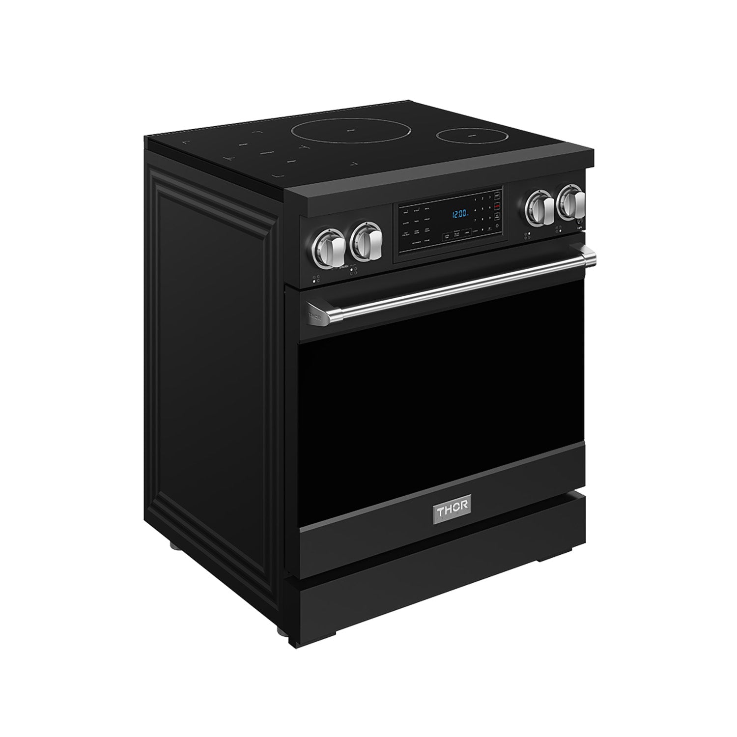 30 Inch Professional Induction Range with Tilt Panel Touch Control in Black and Stainless Steel | Gordon Ramsay Series