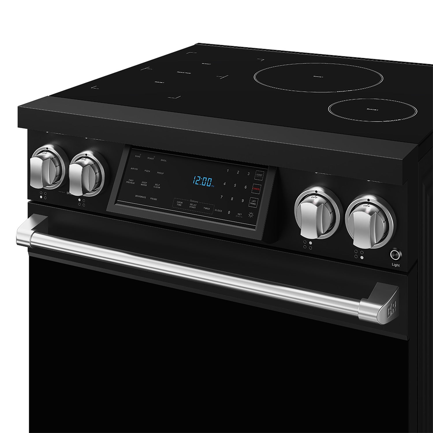 30 Inch Professional Induction Range with Tilt Panel Touch Control in Black and Stainless Steel | Gordon Ramsay Series