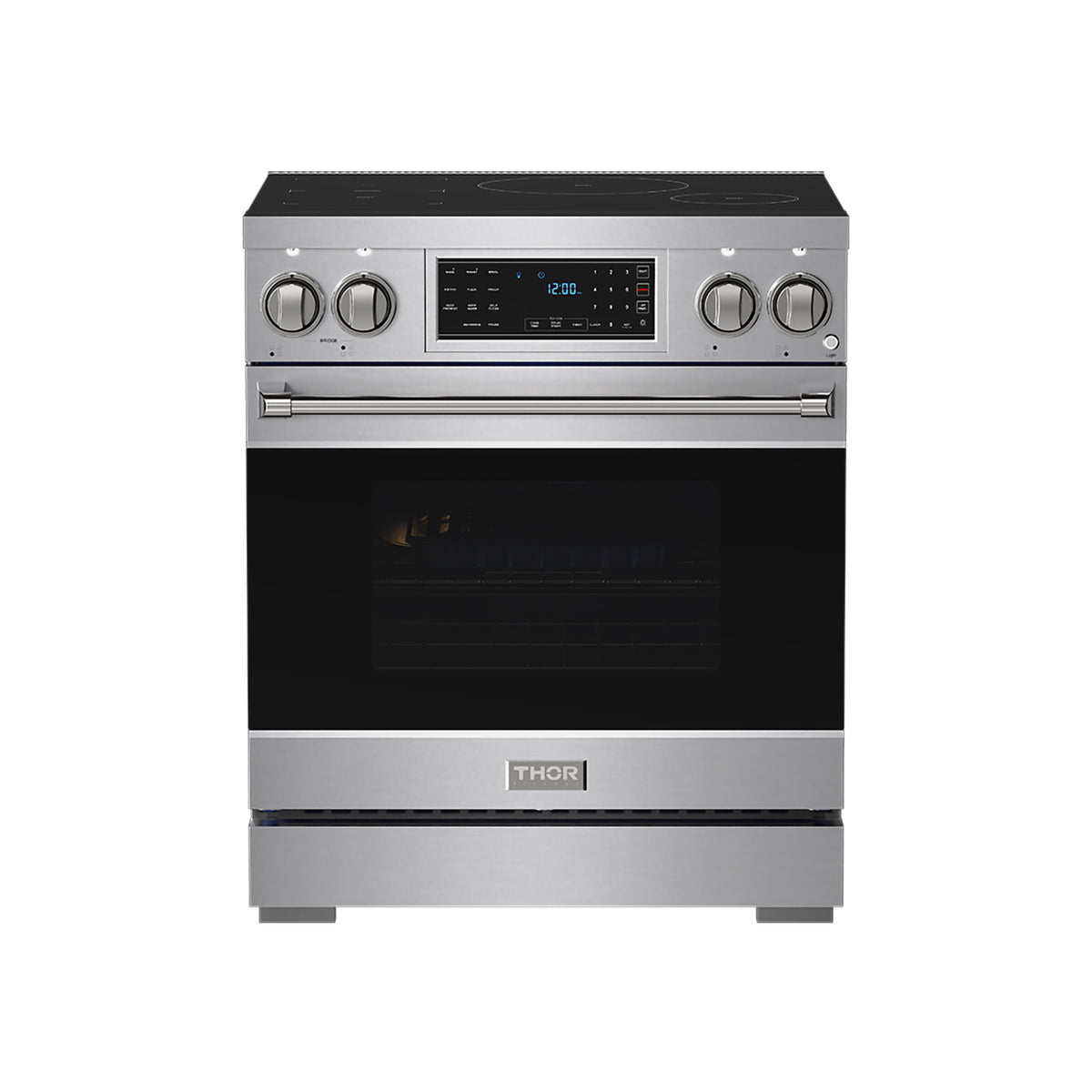 30 Inch Professional Induction Range with Tilt Panel Touch Control in