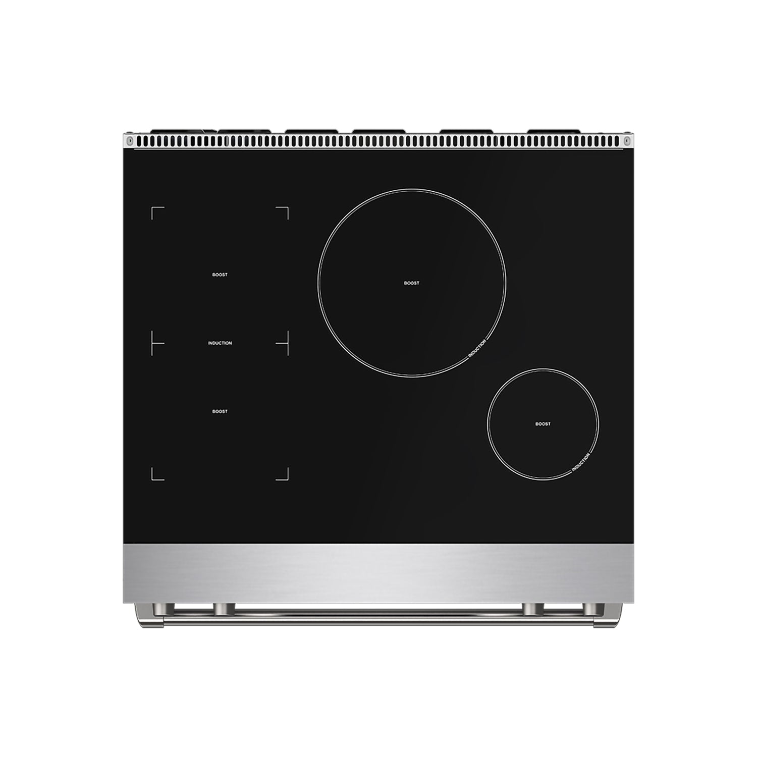 30 Inch Professional Induction Range with Tilt Panel Touch Control in Stainless Steel | Gordon Ramsay Series