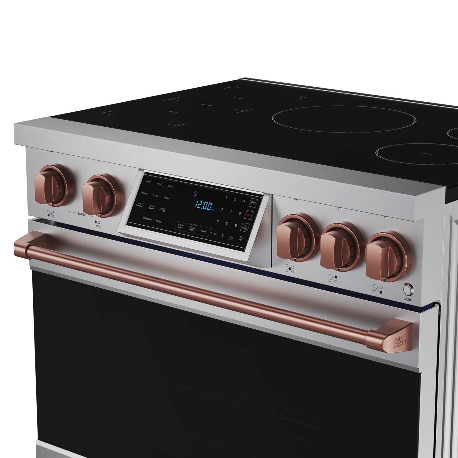 36 Inch Professional Induction Range with Tilt Panel Touch Control in Stainless Steel and Rose Gold | Gordon Ramsay Series