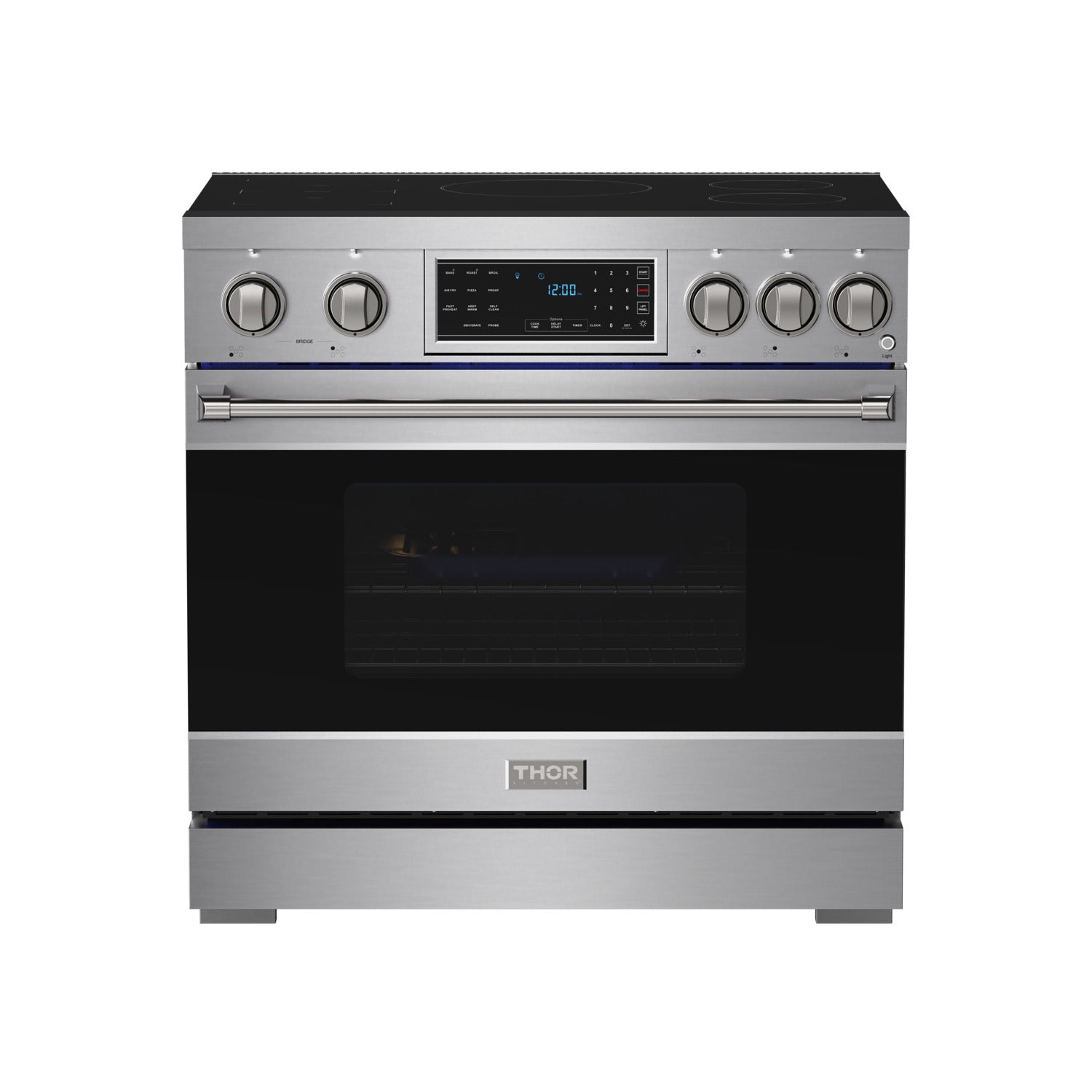 36 Inch Professional Induction Range with Tilt Panel Touch Control in Stainless Steel | Gordon Ramsay Series