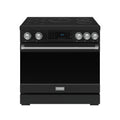 36 Inch Professional Induction Range with Tilt Panel Touch Control in Black and Stainless Steel | Gordon Ramsay Series