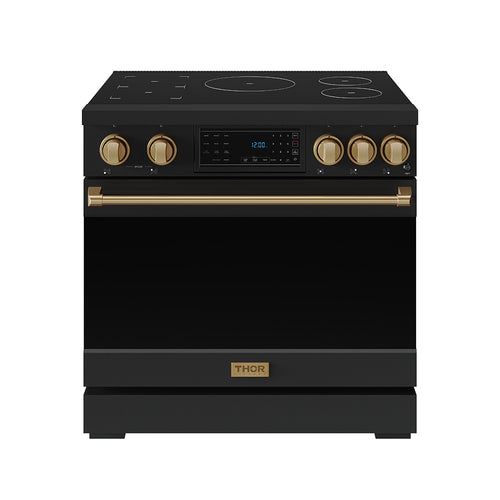36 Inch Professional Induction Range with Tilt Panel Touch Control in