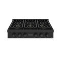 THOR x Gordon Ramsay Collection 36 Inch Professional Gas Rangetop with Knob Control – Matte Black