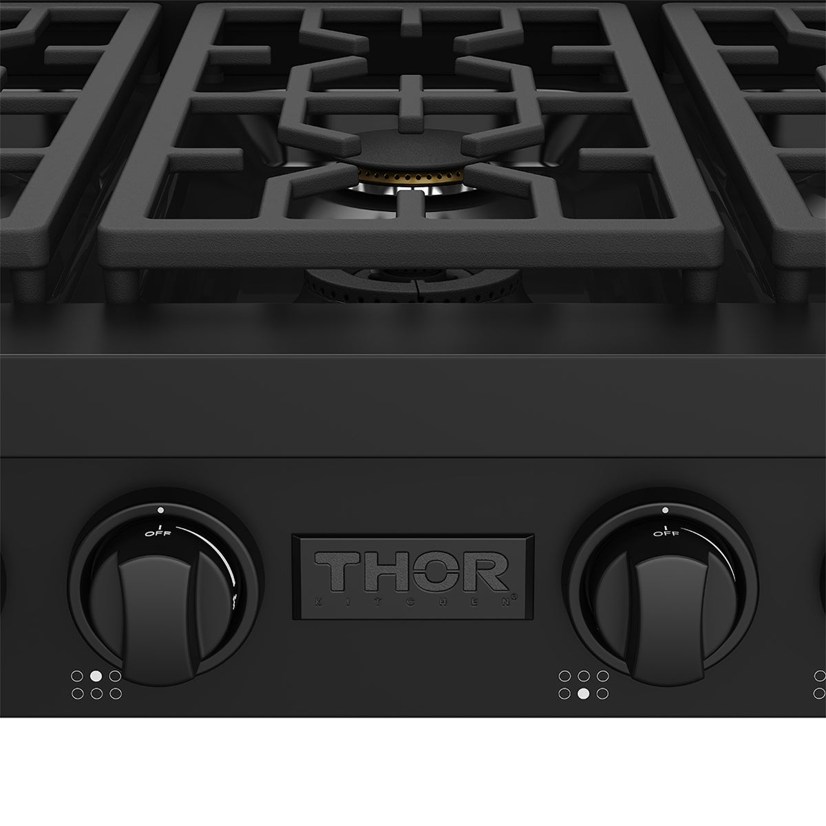 THOR x Gordon Ramsay Collection 36 Inch Professional Gas Rangetop with Knob Control – Matte Black